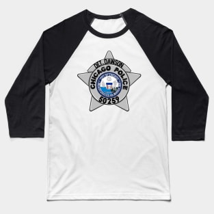 Detective Antonio Dawson | Chicago PD Badge 50259 Baseball T-Shirt